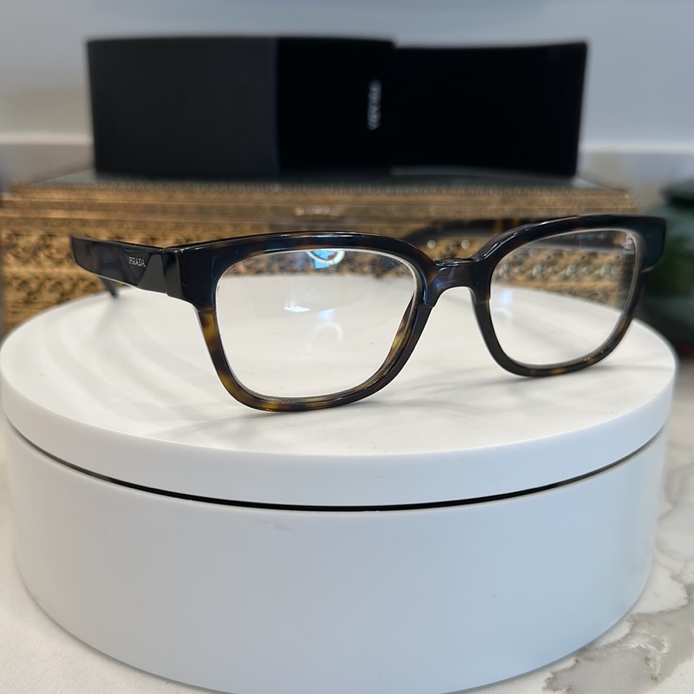 Prada **Rx** Tortoiseshell Eyeglass Frames - Euc … - image 1